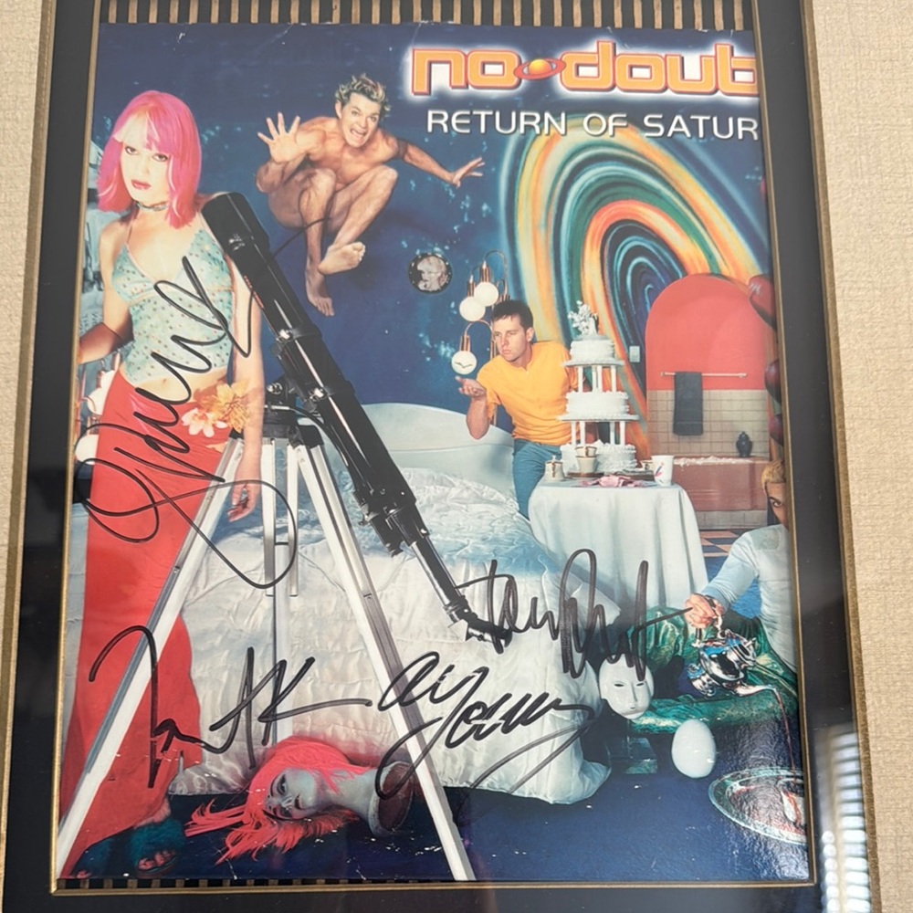 No Doubt 'Return of Saturn' Signed vinyl